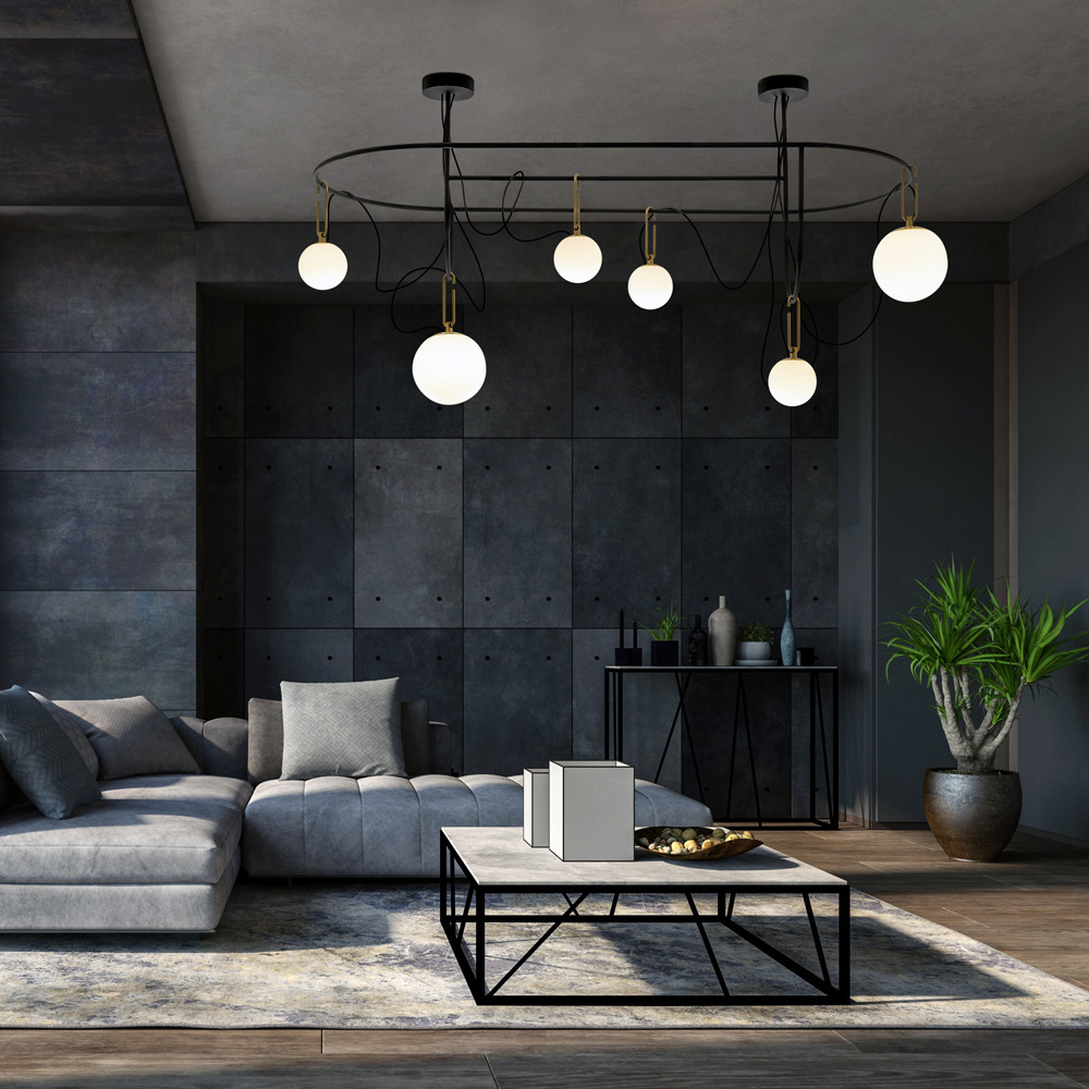 Pendant design lamp NH Cluster by Artemide