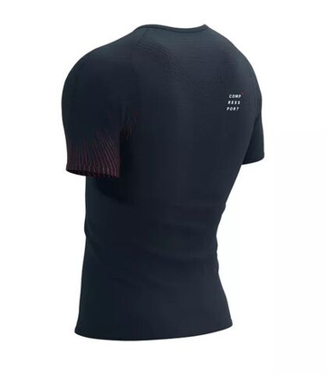 Мужская теннисная футболка Compressport Performance SS Tshirt - серый
