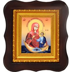 Богородица Московская Всея Руси. Икона на холсте.