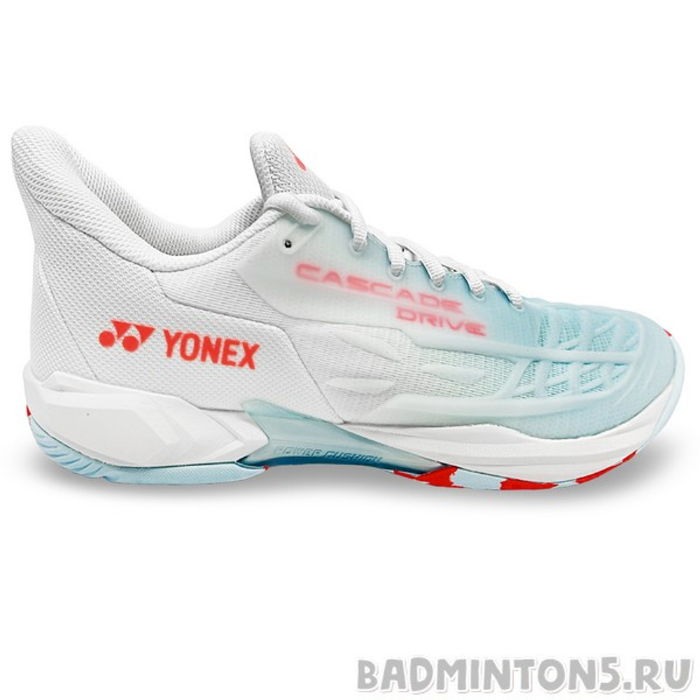 Кроссовки для бадминтона Yonex Cascade Drive 2 (White/Water Blue)