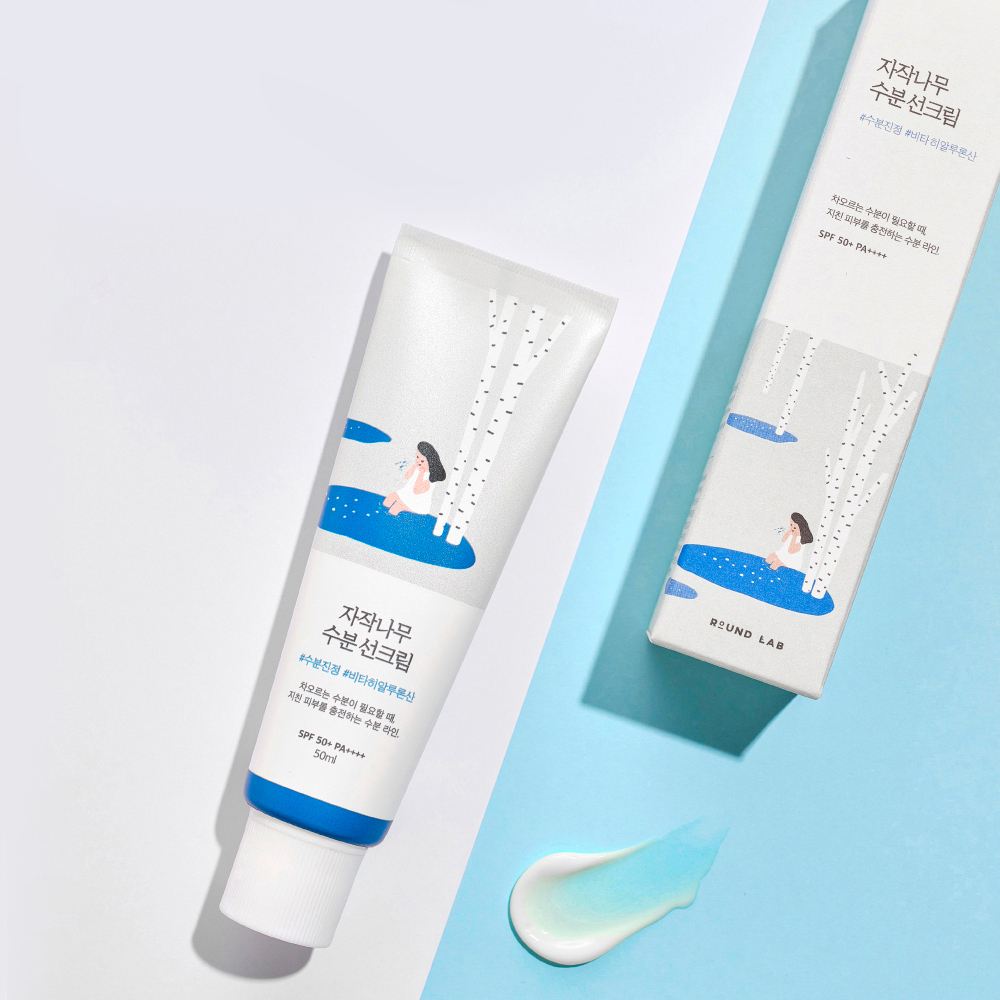 Многофункциональный солнцезащитный крем с березовым соком Round Lab Birch Juice Moisturizing Sunscreen SPF50+ PA++++ 50 мл