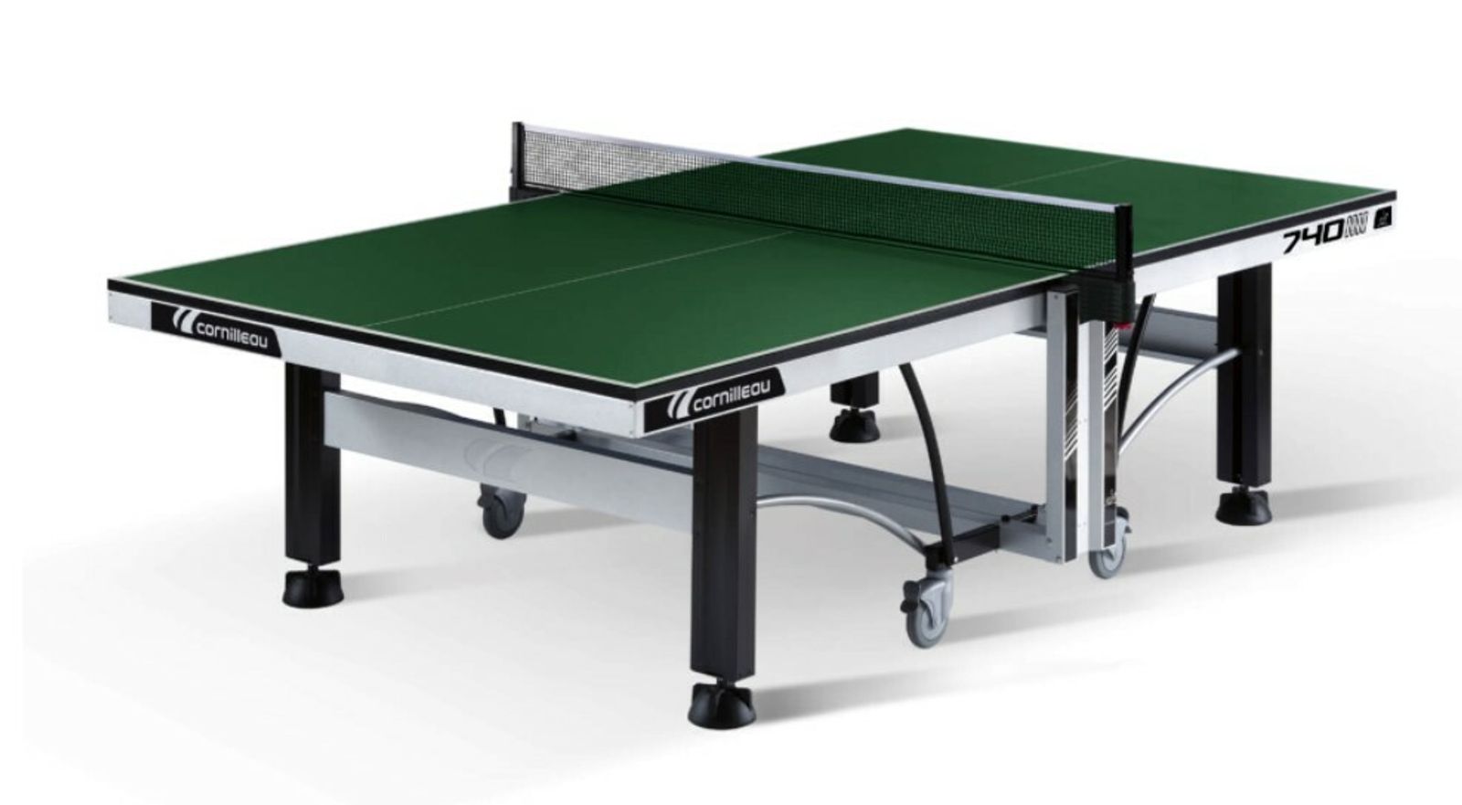 Теннисный стол Cornilleau складной профессиональный  COMPETITION 740 ITTF green 25 мм фото №1