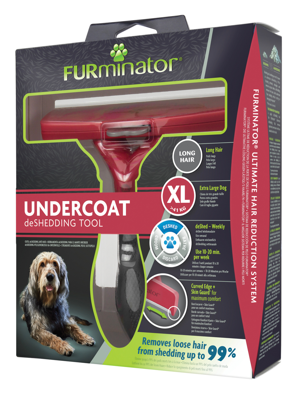 Фурминатор FURminator XL для гигантских собак с длинной шерстью
