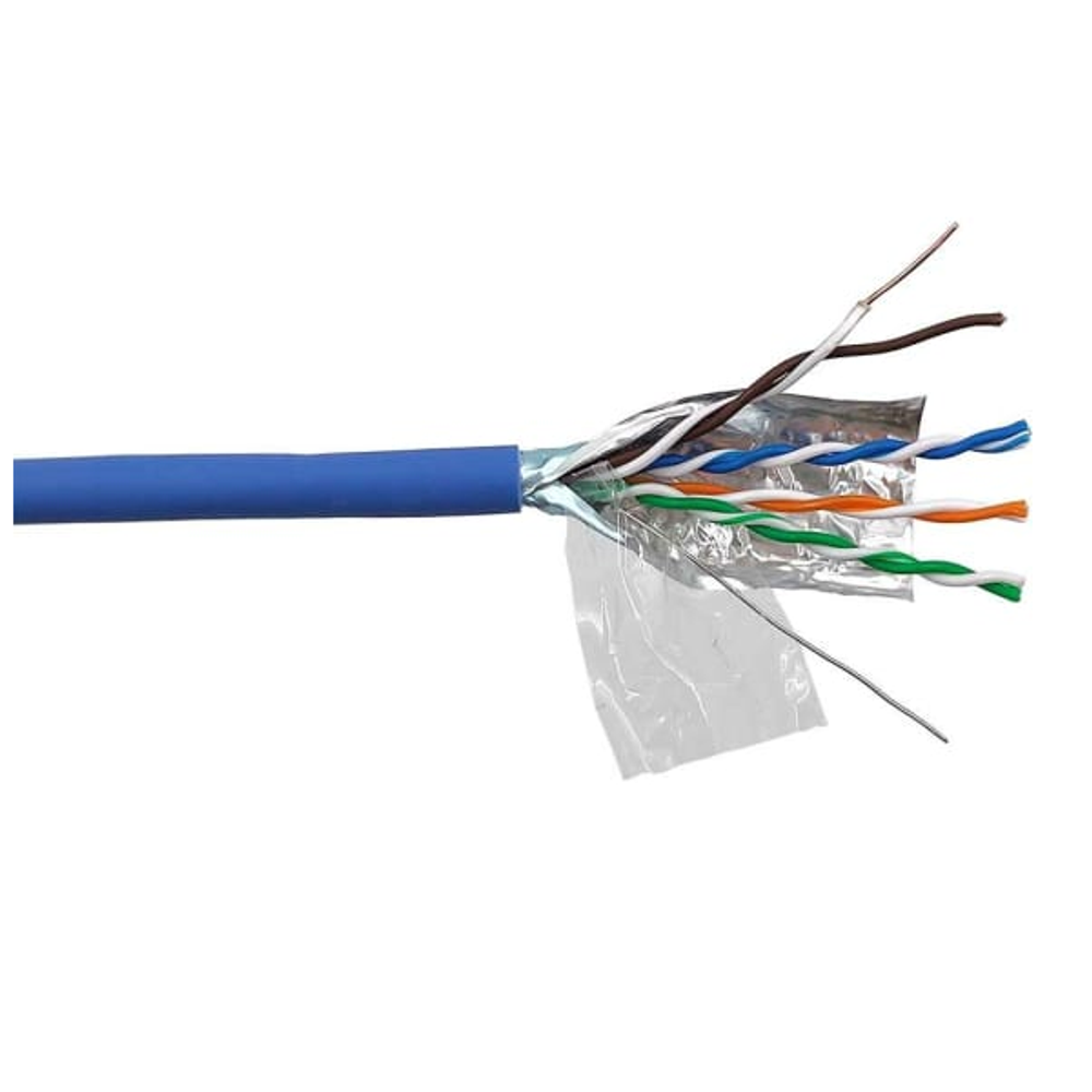 Кабель витая пара F/UTP 5e кат. 4 пары Lanmaster LAN-5EFTP-LSZH-BL