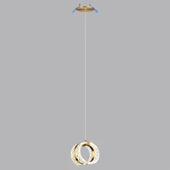 5030/8L L-VISION ODL24 573 античн.бронза/металл/акрил Подвес LED 8W 4000K 423лм MIRAGE