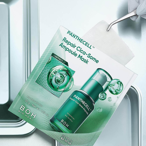 Bioheal BOH Panthecell Repair Cica‑Some Ampoule Mask маска с экзосомами центеллы для чувствительной и раздражённой кожи