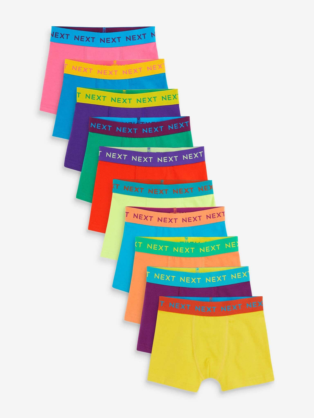 Трусы для мальчика Next N33-981, 10 шт., Желтый, Синий, Красный