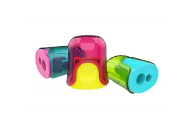 Точилка Deli U-touch 2 отв., цв. пластик с конт. ER01100