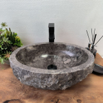 Раковина из мрамора Erozy Grey EM-62957 51*39*16 109