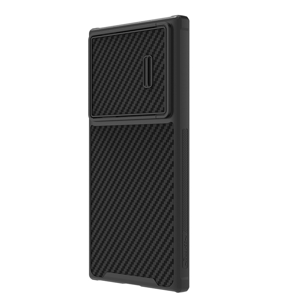 ? Чехол защитный от Nillkin для Samsung Galaxy S23 Ultra, серия Synthetic  Fiber S, полуавтоматическая конструкция сдвижной крышки - купить по  отличной цене ? в интернет магазине caseport в Москве и СПб