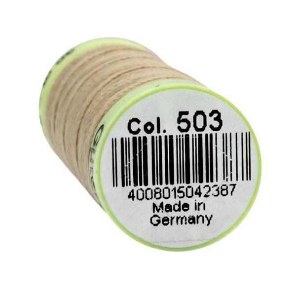 Нитки отделочные Gutermann Top Stitch 30 (30 метров), 5 кат. | 503 желтовато-серый
