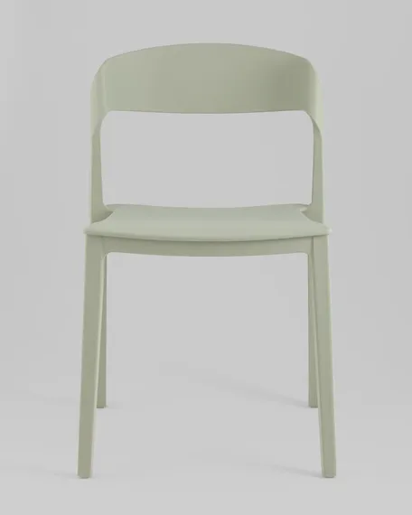 Стул Moris пластик серо-зеленый