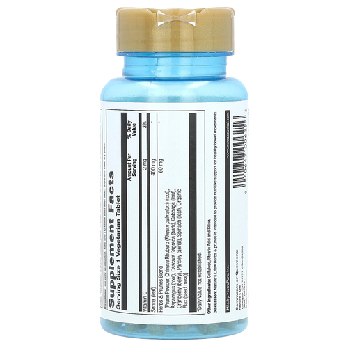 Nature's Life, Herbs & Prunes, 100 вегетарианских таблеток