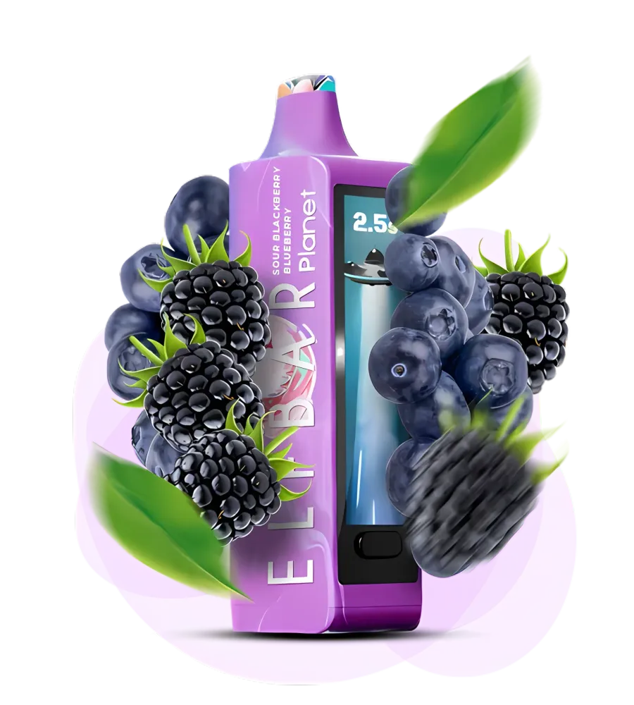 Elf Bar Planet 25000 - Sour Blackberry Blueberry (5% nic)