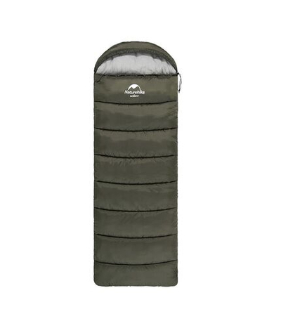 Спальный мешок Naturehike U Series Двойной хлопок осень-зима Green U350 молния слева, 6927595767238GL