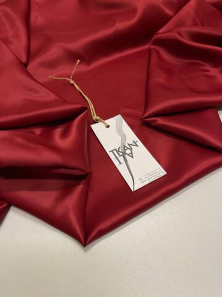 Однотонная подкладочная вискоза (100%вискоза, Раскаленная лава, 138, 80 гр/м2)