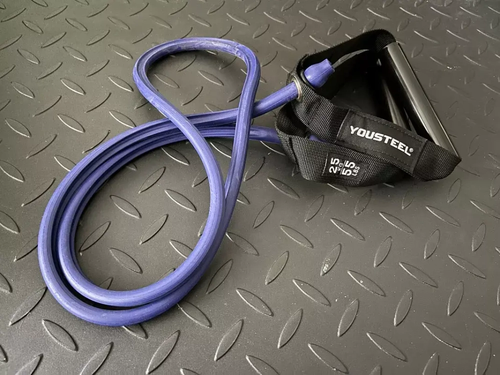 Эспандер с ручками 25kg синий