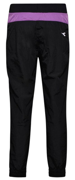 Женские теннисные брюки Diadora L. Pants - black/hyacinth vlt/autumn g