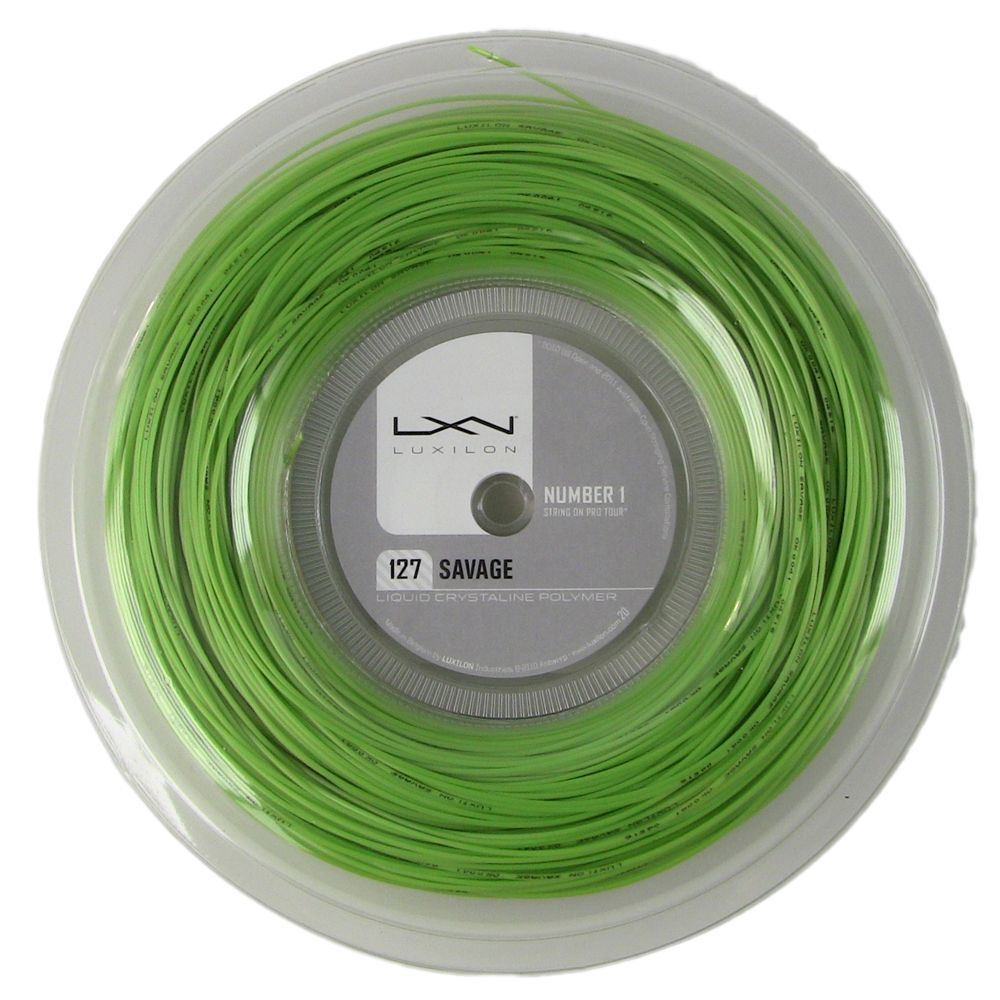 Струны теннисные Luxilon Savage Lime 127 (200 m)
