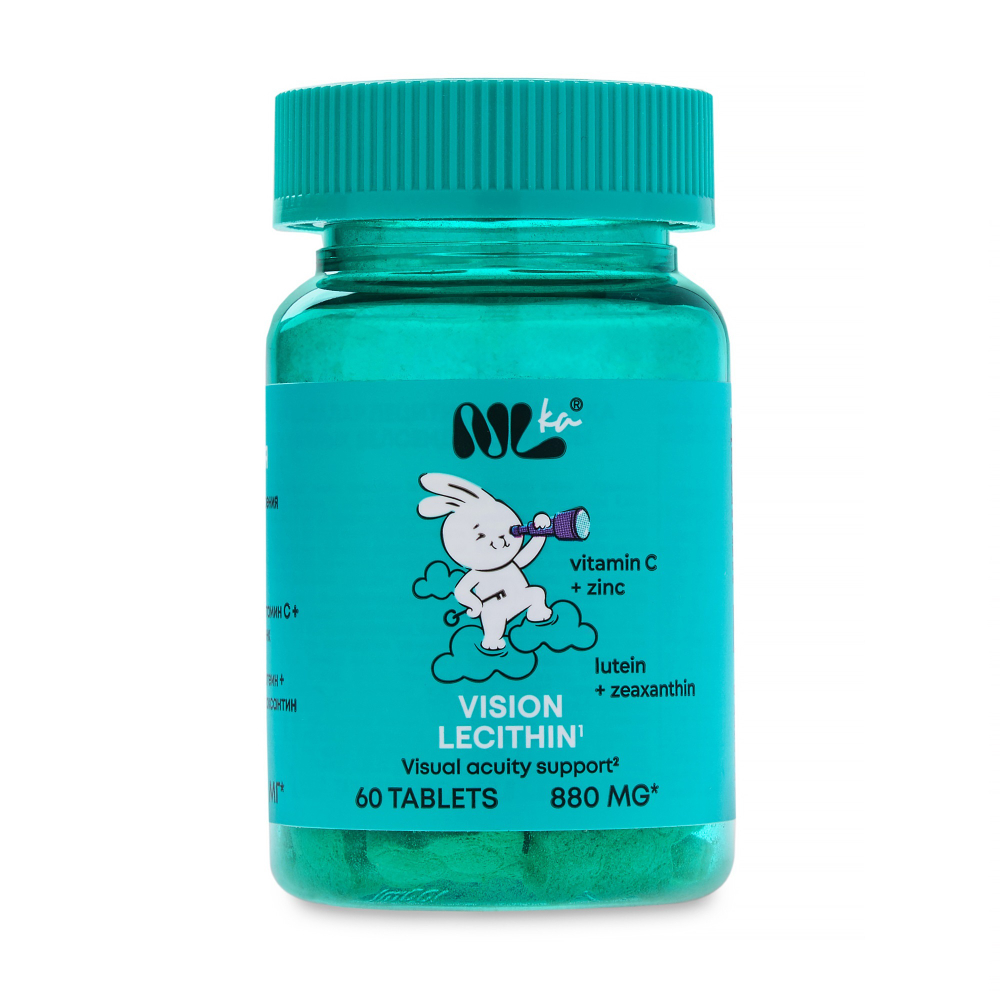 Nlka Для детей Vision Lecithin Детское зрение 60шт для защиты и здоровья глаз