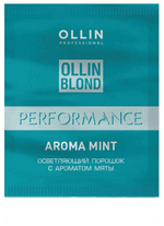 OLLIN BLOND PERFORMANCE Aroma Mint Осветляющий порошок с ароматом мяты 30г