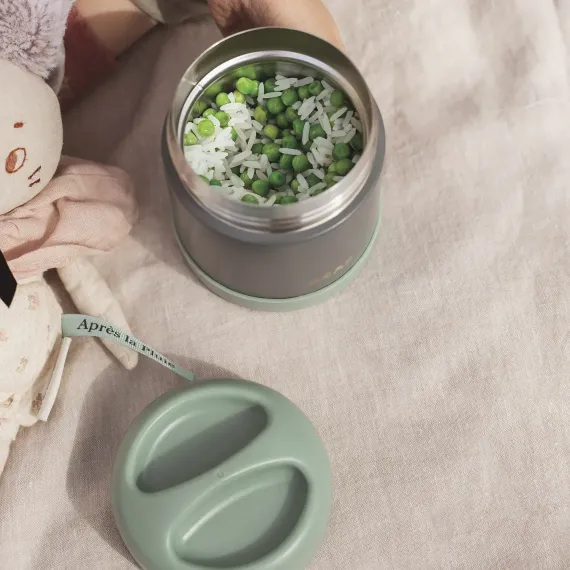 Термоконтейнер Beaba Thermo-portion 300 ml Mineral Grey