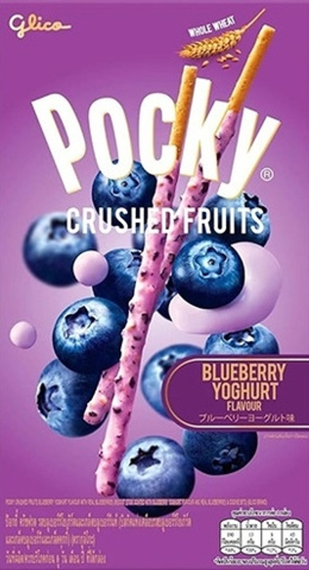 Pocky бисквитные палочки со вкусом черничного йогурта