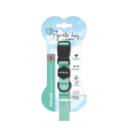 MPETS Gentle dog Ошейник для собак L, 38-66 см бирюзовый 10851799