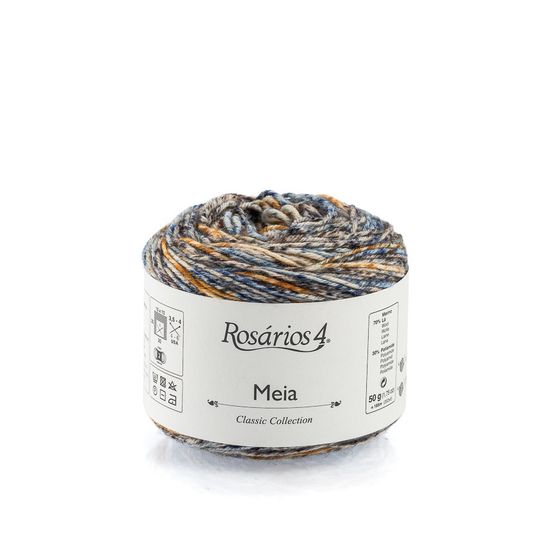 Пряжа ROSARIOS 4 Meia (70% меринос, 30% полиамид)