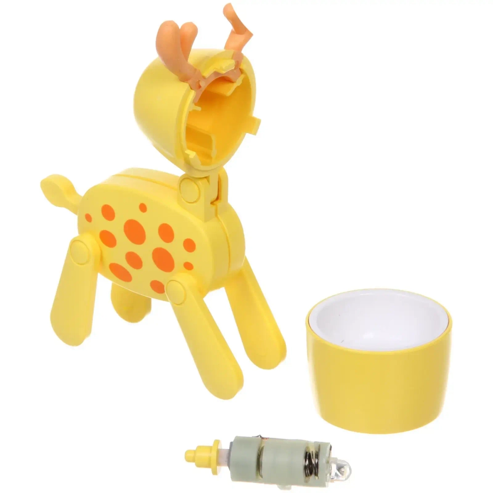 Настольная лампа «Sweet - Жирафик» LED 5,5*5,5*9,6 см, батарейки AG3 0.2W, Желтый