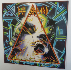 Винтажная виниловая пластинка Def Leppard Hysteria (Europe 1987)