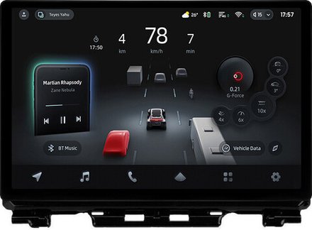 Магнитола для Suzuki Jimny 4 2019+ - Teyes CC4-PRO монитор 13" 2K QLED на Android 13, Snapdragon 778G, 8+128, AI, CarPlay, DSP, 4G SIM-слот