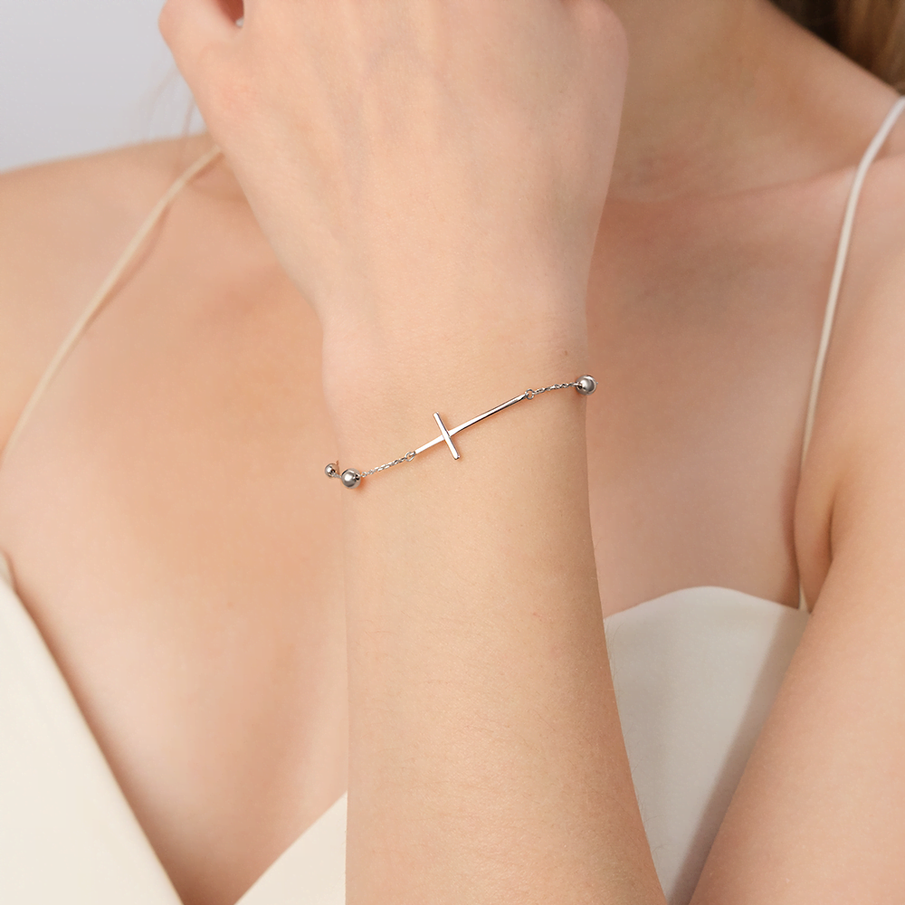 Браслет из белого золота