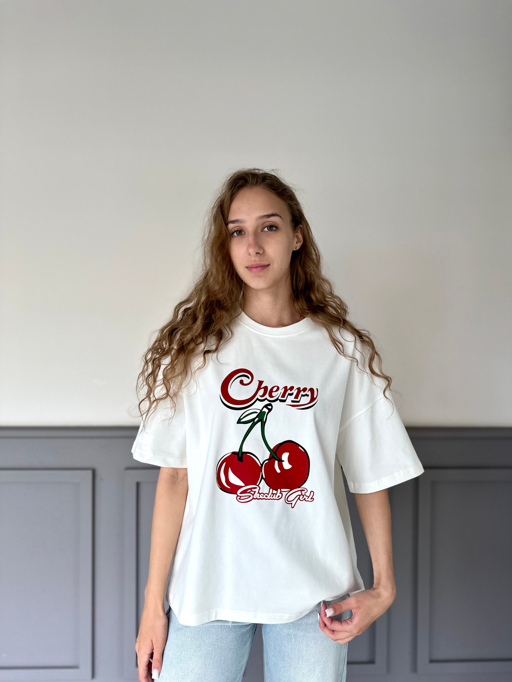 Футболка oversize Cherry