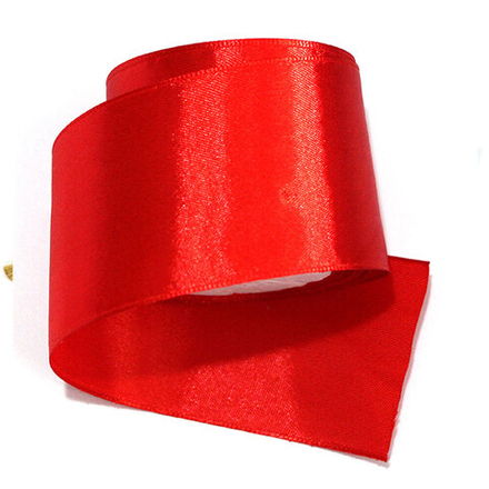 Лента Атлас красный 5 см
