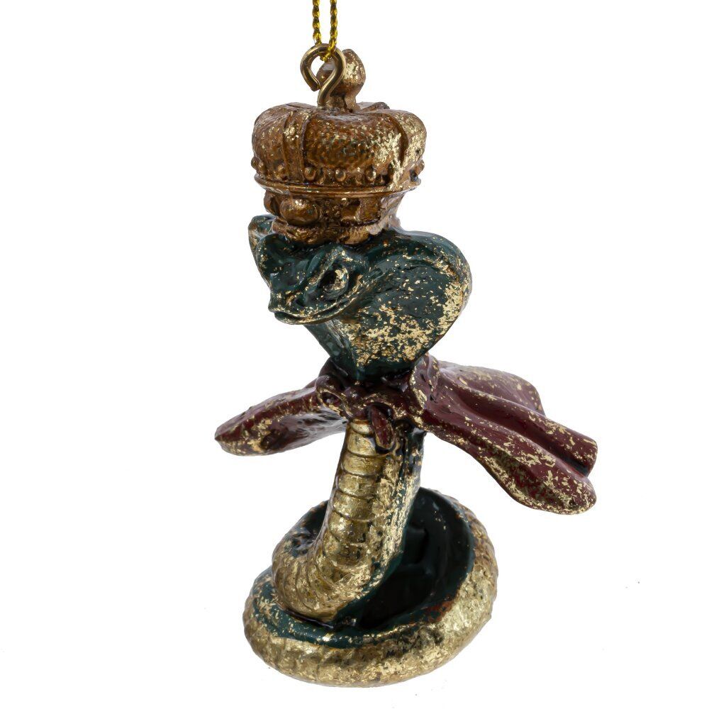 GAEM Фигурка декоративная подвесная "Змея", L4 W3,5 H7 см, 6в.