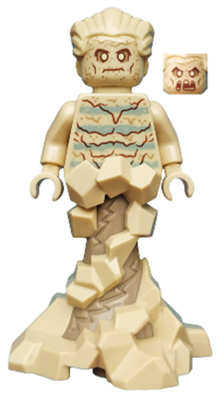 Минифигурка LEGO sh537 Песочный человек c подставкой и молотом
