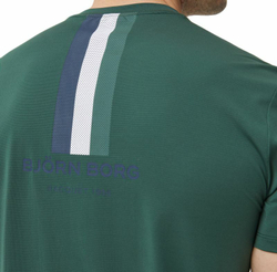 Мужская теннисная футболка Björn Borg Ace Graphic T-Shirt - зеленый