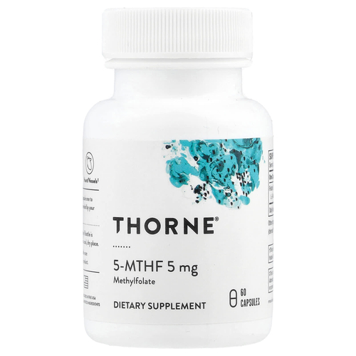Thorne, 5-MTHF, 5 мг, 60 капсул