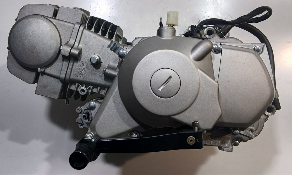 Двигатель 125см3 153FMI механика, 4ск, нижний стартер Питбайк Аpex 125E (2024г.)