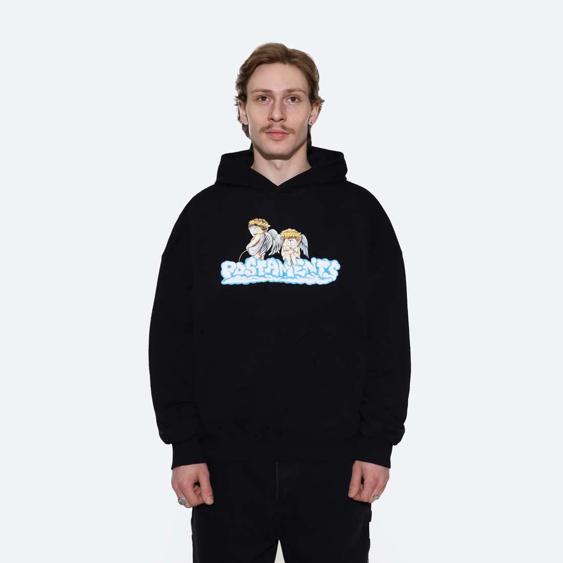 Купить Худи Postaments Cupids (black)