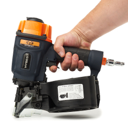 Пистолет гвоздезабивной для строительства HYBEST HPCN55 (пневматический, гвозди CNW)