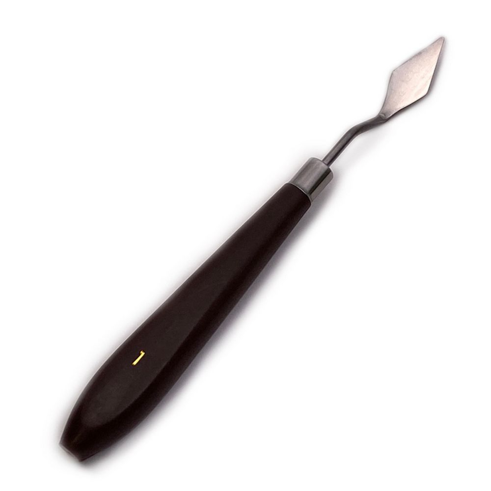 Лопатка (мастихин) кондитерская с пластиковой ручкой №1