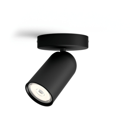 Светильник настенно-потолочный спот Philips PONGEEx1 GU10 черный