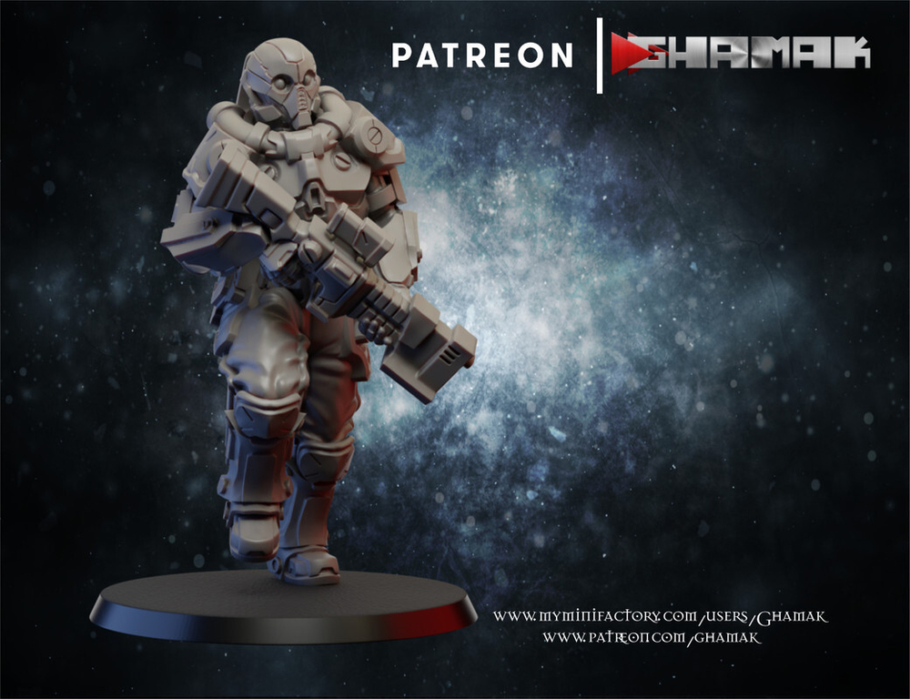 Tau Empire Pathfinder Следопыт №2 миниатюра для dnd, днд, pathfinder, фентези, Настольная игра, НРИ, Варгейм, РПГ