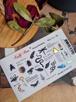 Набор слайдеры 2шт Lucky Rose. Foil 082, 083