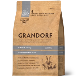 Grandorf Rabbit & Turkey, Adult Medium & Maxi для средних и крупных пород (Кролик с индейкой)