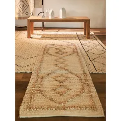 Ковер из джута и переработанного хлопка kolkata из коллекции ethnic, 70x160см