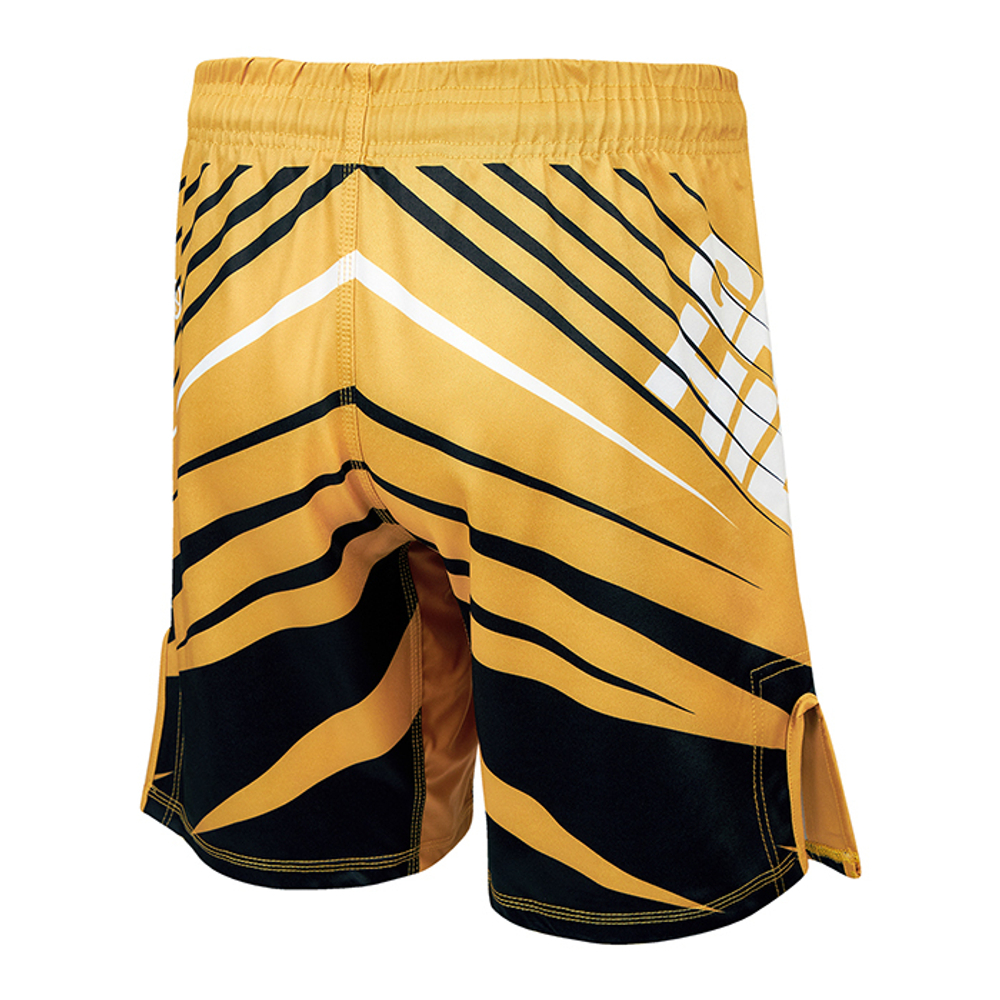 MMI-4022 Шорты MMA SHORT IMMAF approved черно-золотой