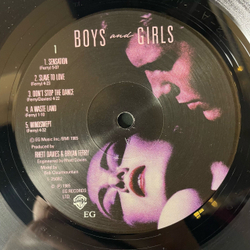 Винтажная виниловая пластинка LP Bryan Ferry Boys And Girls (США 1985)
